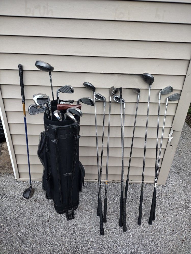 Golf Clubs and Bag (Separately $10-20)