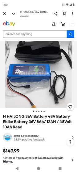 Hailong 36v 8000mAH