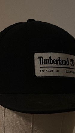 Timberland Black Snapback Baseball Cap