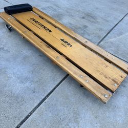 Vintage Craftsman 42” Wooden Creeper – Heavy-Duty Mechanic’s Creeper