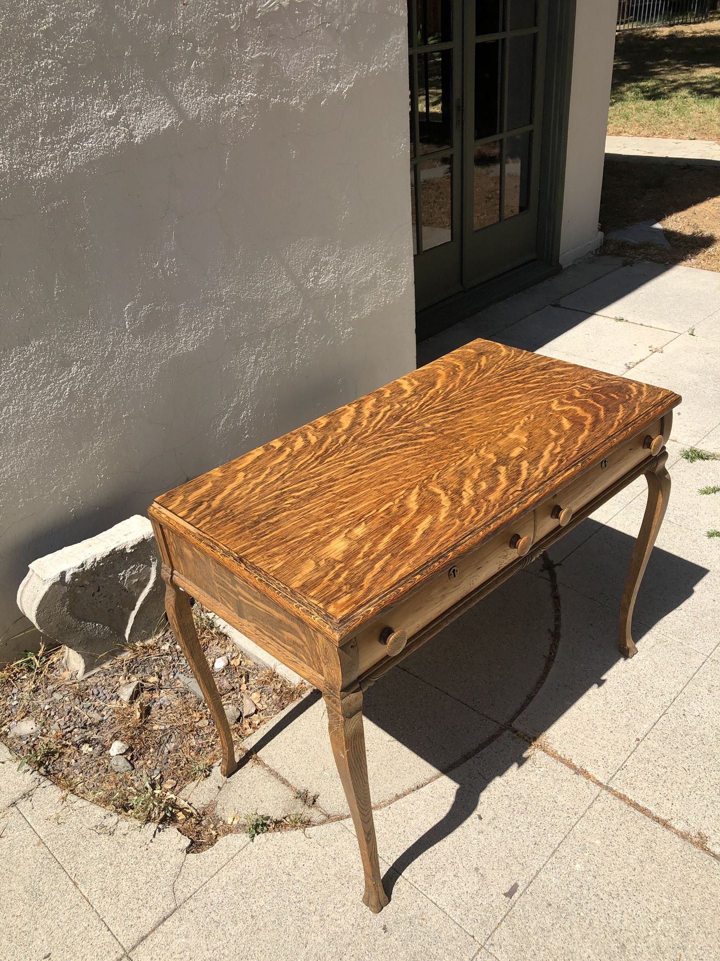 French Provincial Style Oak Desk