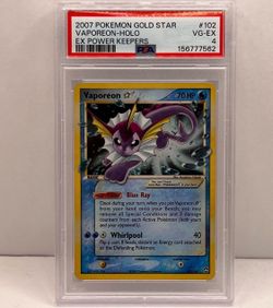 Vaporeon gold Star PSA 4