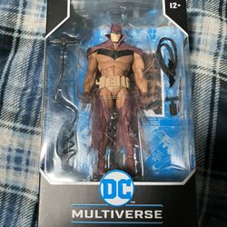 DC Multiverse Batman: White Knight Red Edition: BATMAN 7" Action Figure w/Stand!