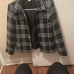 Black and White jacket 