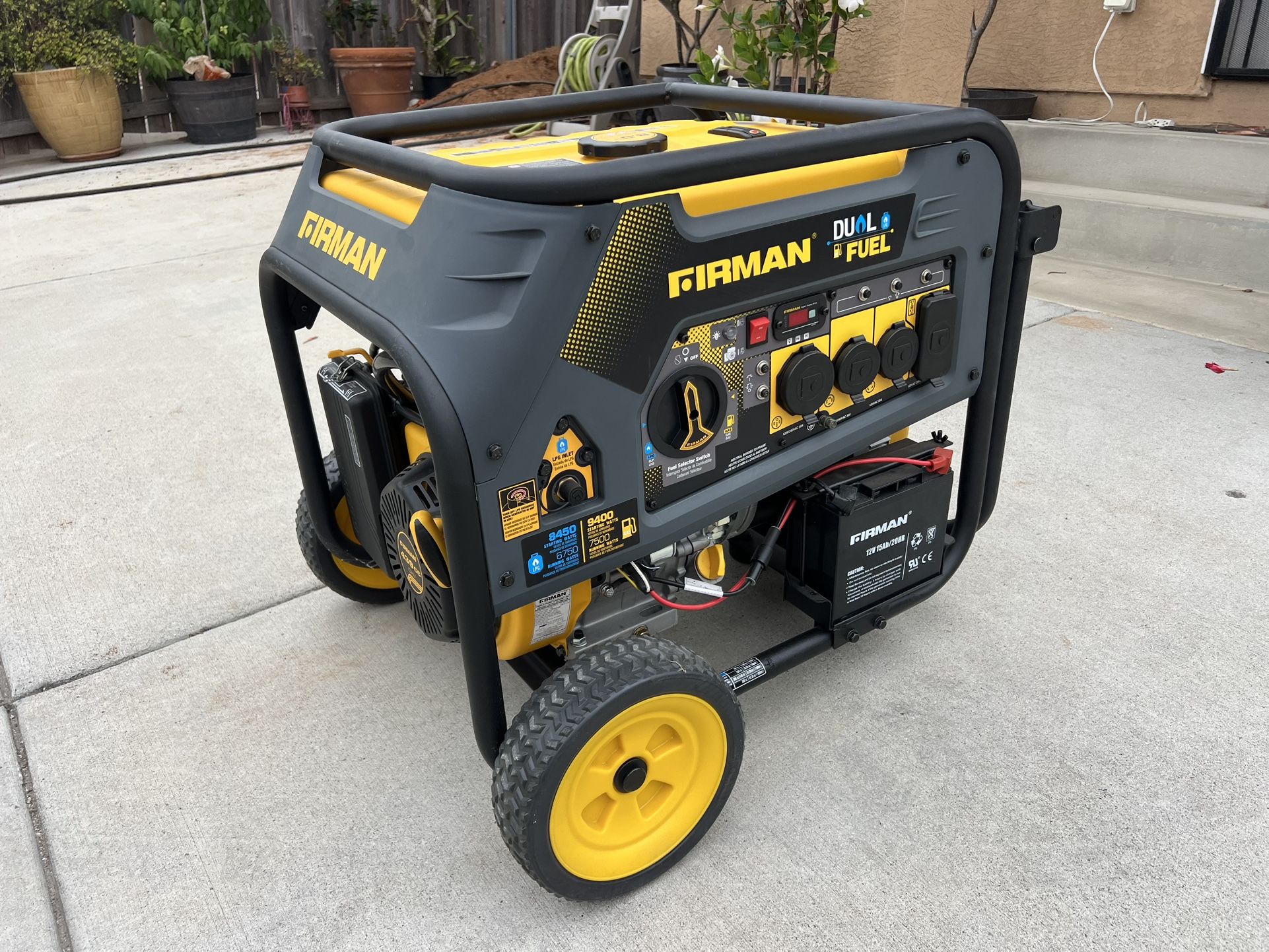 Firman Dual/fuel Generator