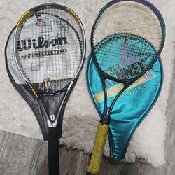 2 Tennis Rackets Wison Plus Kennex 250 