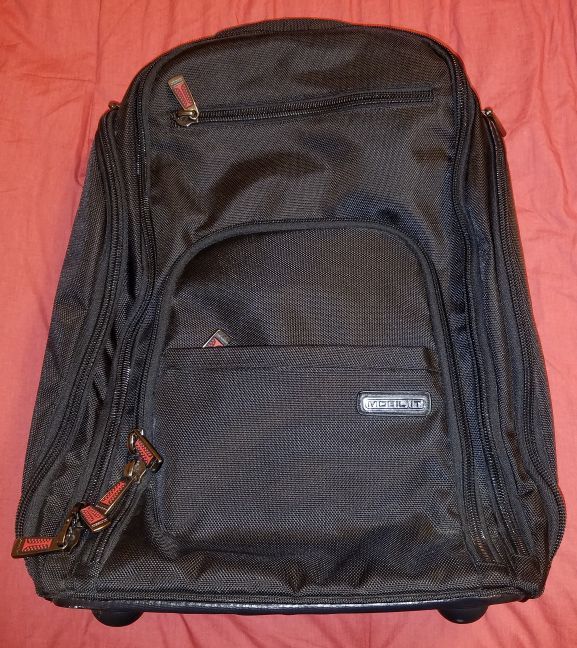 New Ativa Mobil-IT Ultimate Rolling Overnighter Laptop Backpack Bag Luggage (Palatine)