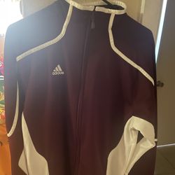 Adidas Climalite Hoodless Zip Up Jacket
