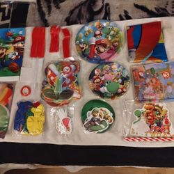 Mario Bros Birthday Party Supplies 