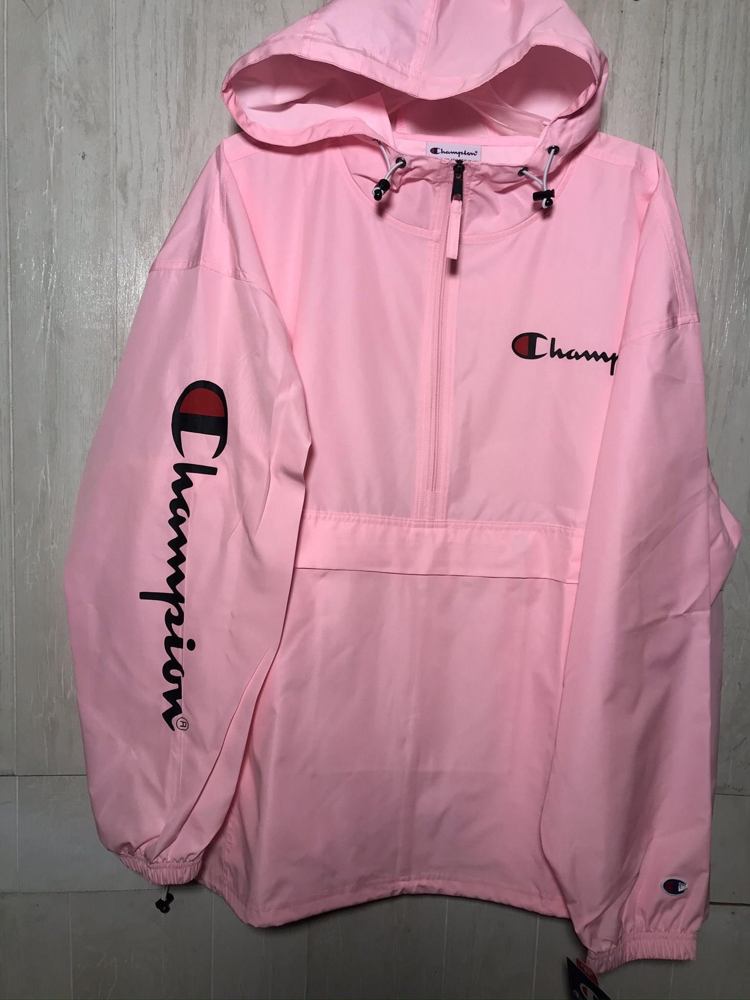 Pink Champion Light Pullover Jacket