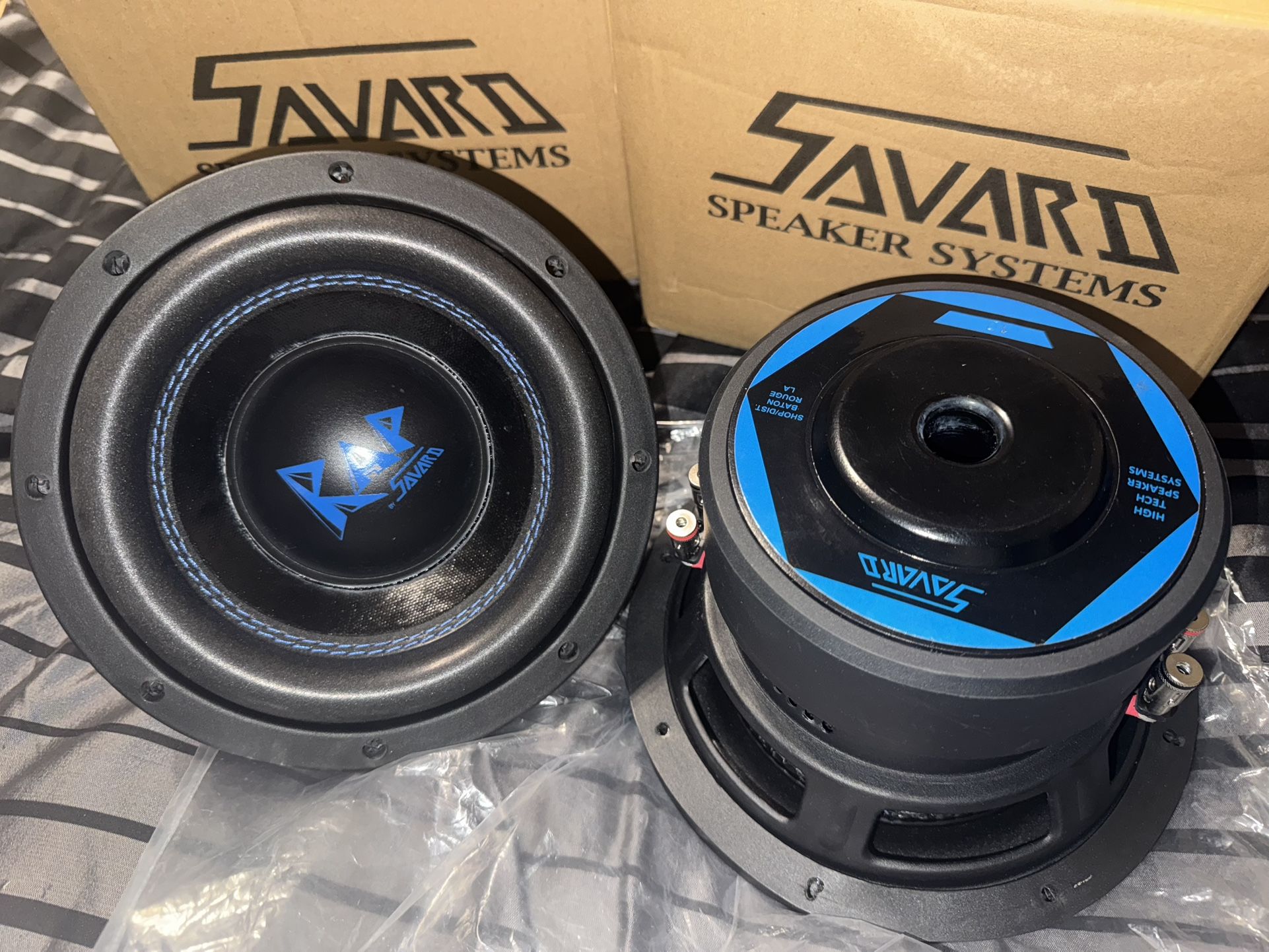 Set Of 2 Savard Rap 8” 4D Subwoofers