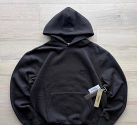 Black Essentials Hoodie