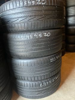 245-45-20 all four tires ✅✅✅✅✅