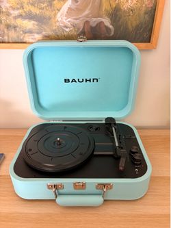 BAUHN Portable Bluetooth Record Player – Like New!