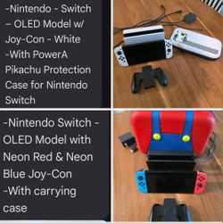 Nintendo Switch Oled and Pokémon Brilliant Diamond Game