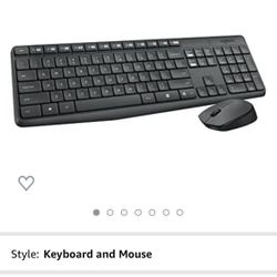 Logitech Wireless Keyboard and Mouse Set