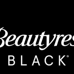Queen Beauty Rest Black Lightly Used (NO PETS NO SMOKING HOME) 