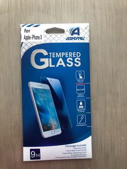 Apple- iPhone X tempered glass