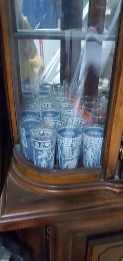 Antique Collection Of Glasses 