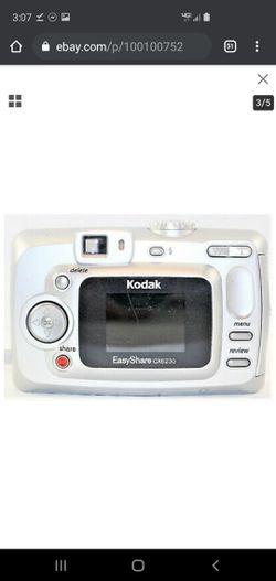 kodak easyshare 2.0 cx6230 camera