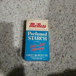 Vintage 1 Lb Box Of Starch By Furst-McNess Co.