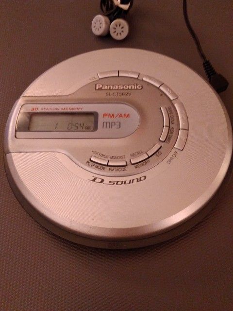 Panasonic SL-CT582V Portable CD Player Discman