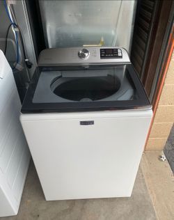 White Maytag Washer