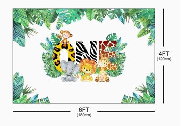 Safari theme decor: backdrop and photo backdrop