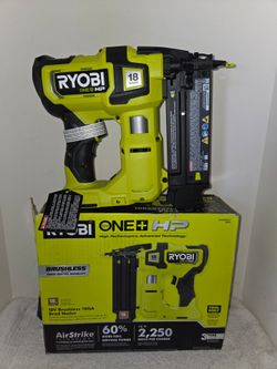 Ryobi 18v HP Brushless Air Strike 18 Ga Brad Nail  New (Price Is Firm)
