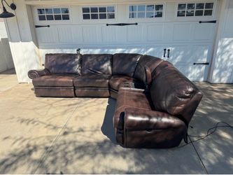 Brown Leather Sofa Sectional