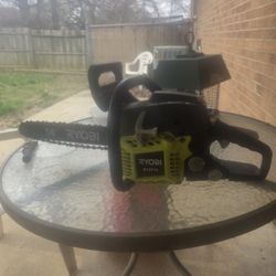 14in Ryobi Gas Chainsaw 