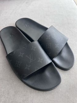Authentic Louis Vuitton Waterfront Mule Men’s Slides Monogram Eclipse