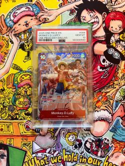 2025 One Piece EN Monkey D. Luffy #006 One Piece Dallas Day PSA 10 Gem Mint