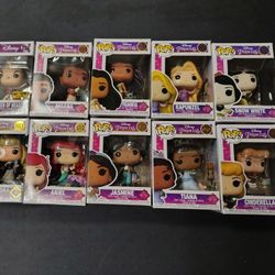 Funko Pop Disney Princess Set