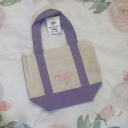 Trader Joe’s Pastel Mini Tote bag- Purple