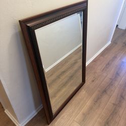 Used Wooden Framed Mirror
