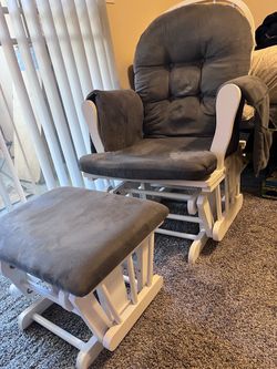 Rocking chair glider & ottoman set