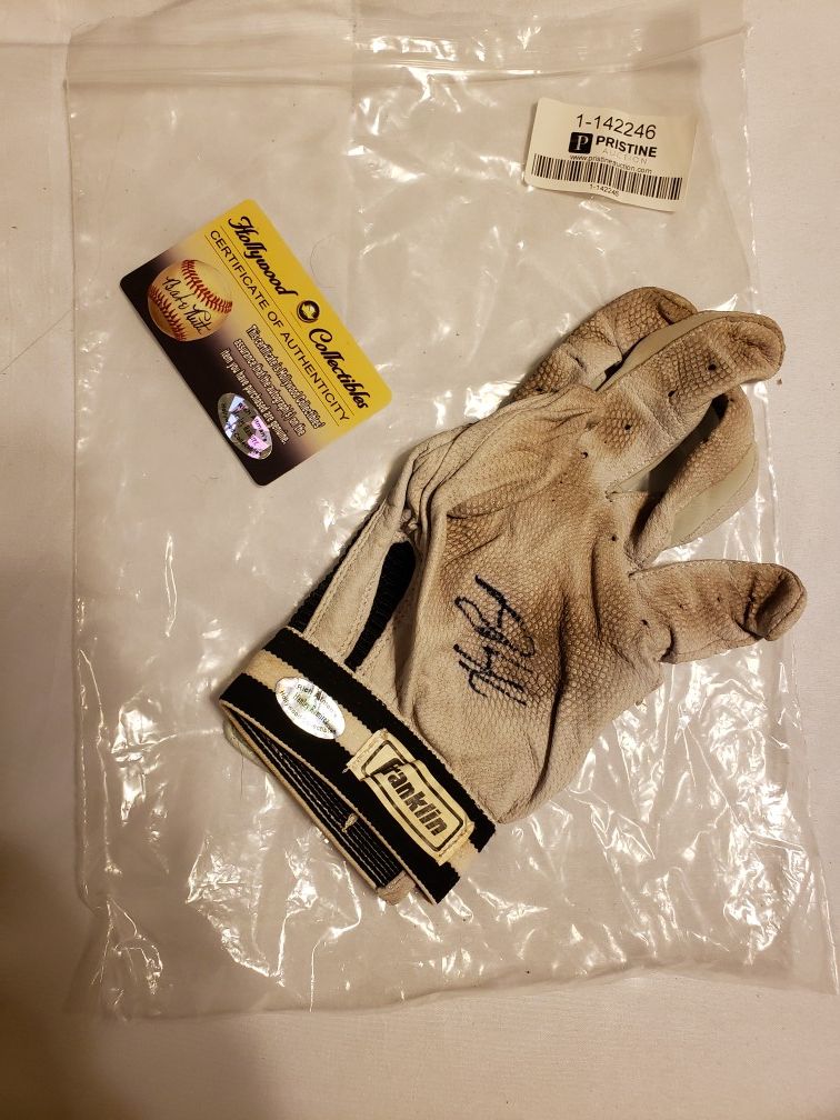 Hanley Ramirez Signed Game Used Glove,New Products : American Fashion Style Bags On Sale