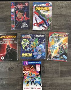 Kids Readers Books Spider Man, Super Heroes $18 All!