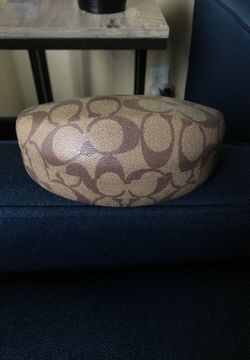 Coach Original Sunglasses Case Brown Monogram Hard Case Size L