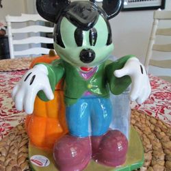 Brand New! Disney Halloween Mickey Mouse Cookie Jar