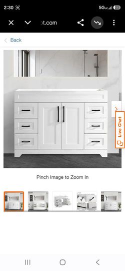Brand new 48 inch bathroom Vanity IN BOX