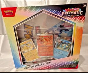 Pokemon TCG Scarlet & Violet Prismatic Evolutions Poster Collection - Sealed New