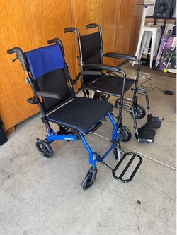 Both transport wheel chairs for $100 or will sell separately