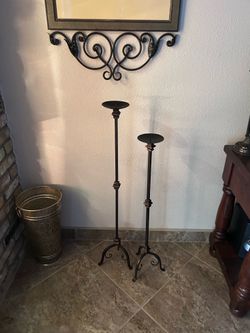 BRONZE 🕯️ METAL 🕯️ CANDLE STANDS