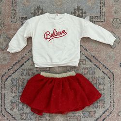 18m Girls Christmas Outfit 
