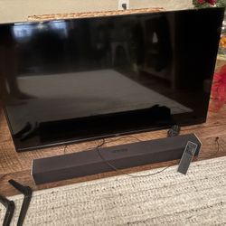 42in TV With Sound Bar
