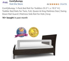ComfyBumpy Bed Rail Guard – Extra Long (55.5”) – Like New