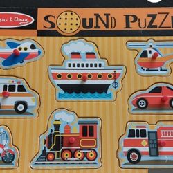 Melissa & Doug Wood Sound Puzzle