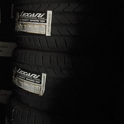 New tires 265/45/20 Lexani tires $155 each plus tax if you need installation and balance will be extra $25 each tire